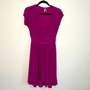 Purple short summer dress